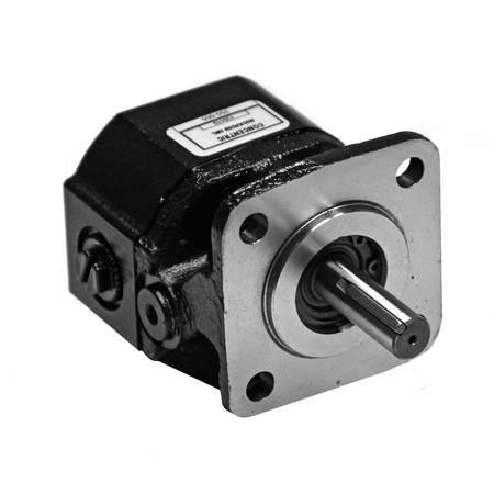 HALDEX Gear Pump 0.065 Cid, 0.5 Gpm at 1800 Rpm, 3000 PSI, 4-Bolt 250055